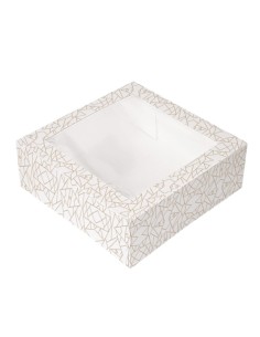 ▷ Caixa para Bolo com Janela 28x28x10cm – Envio Grátis em 24h.