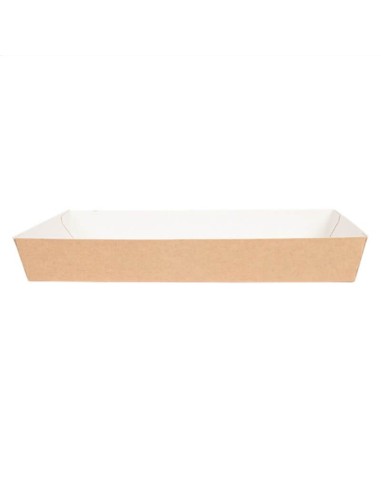 ▷ Bandeja de Papel Quadrada 25,5x18x3,7cm - Envio 24h.