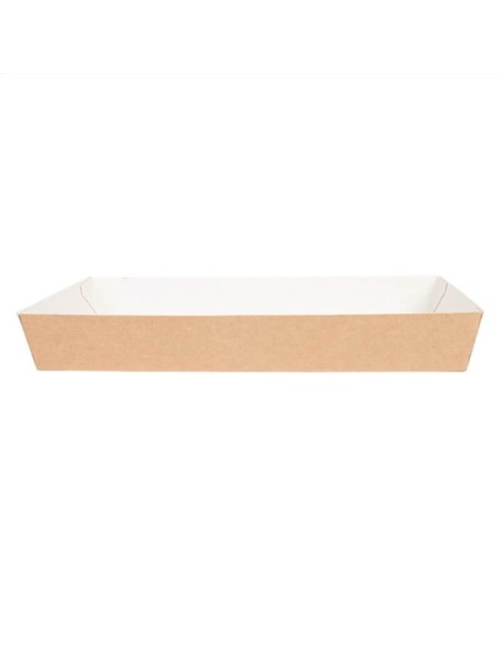 ▷ Bandeja de Papel Quadrada 25,5x18x3,7cm - Envio 24h.