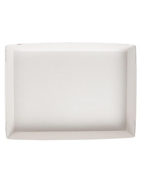 ▷ Bandeja de Papel Quadrada 25,5x18x3,7cm - Envio 24h.