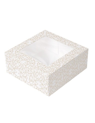 ▷ Caixa para Bolo com Janela 16x16x8cm – Envio Gratuito 24h.
