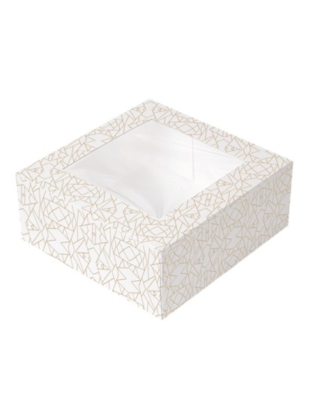 ▷ Caja para Tarta con Ventana 16x16x8cm– Envío Gratuito 24h.
