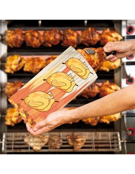 ▷ Saco Para Meio Frango Assado 13+7,5X28 cm - Envio 24h.