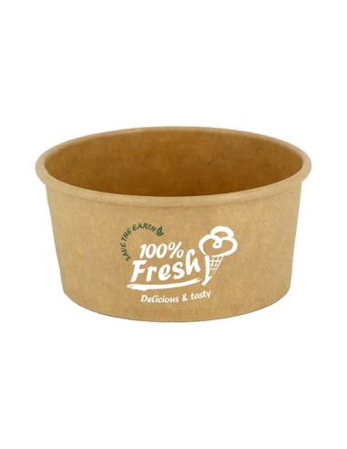 ▷ Pote de Sorvete Marrom 6 OZ 180 ml. - Entrega em 24h.