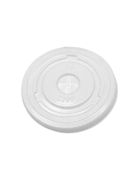▷ Tampa PET Plana com Cruz Ø 95mm 8/12/16/20 Oz - Envio em 24h