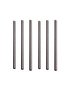▷ Palhinha de Papel Preta Cocktail 120x6 mm - Envio 24h