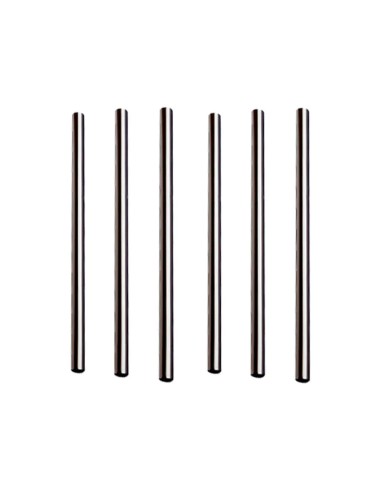 ▷ Pajita Papel Negra Cocktail 120x6 mm - Envío 24h