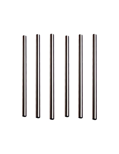 ▷ Palhinha de Papel Preta Cocktail 120x6 mm - Envio 24h
