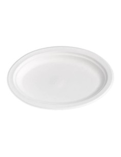 ▷ Plato de Caña de Azúcar Ovalado - Envases del Mediterráneo