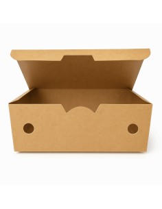 ▶️Caixa para fritos pequena Kraft 375 cc 114x73x45 mm (500 Uds.) 2