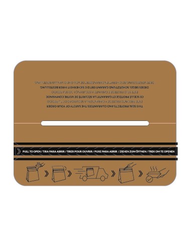 ▷ Fecho para Saco de Papel 19,5x15 cm - Envio 24h.