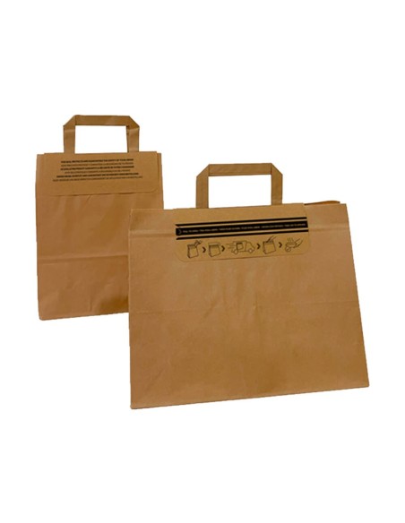▷ Cierre para Bolsa de Papel 19,5x15 cm - Envío 24h.