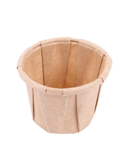 ▷ Salsero de Papel Plisado Kraft 3.5 Oz/100 ml. - Envío 24h