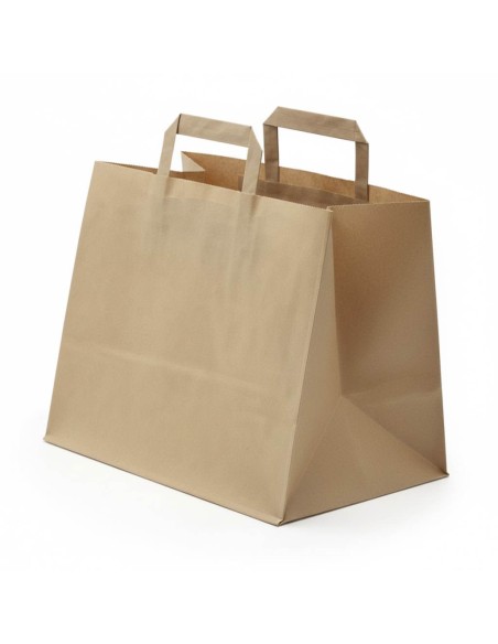 ▷ Bolsa de Papel Kraft con Asas 28X17X29 cm. - Envío 24h.