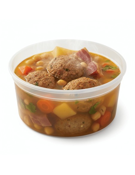 ▷ Recipiente de Plástico com Fecho Hermético 450 ml - Entrega em 24h.
