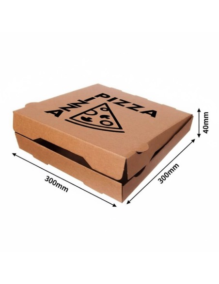 ? Cajas para Pizza con Diseño 30x30x4 cm. | Envases para Pizzerías.
