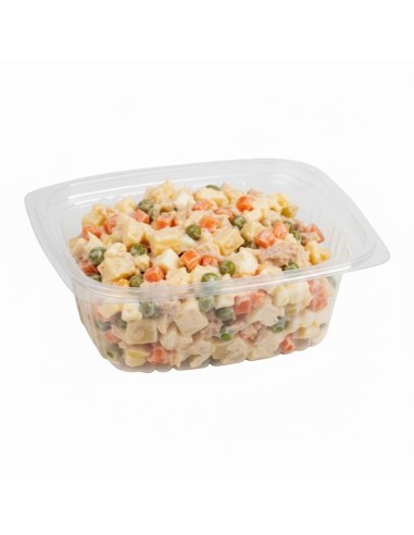 ▷ Envases de Plástico Para Comida 450 cc con Tapa - Envío 24h. ✅✅