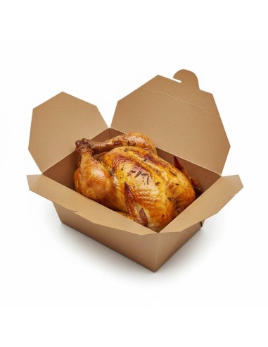 ✅ Caja Americana de Papel Kraft 3.000 cc - Envío 24 h.