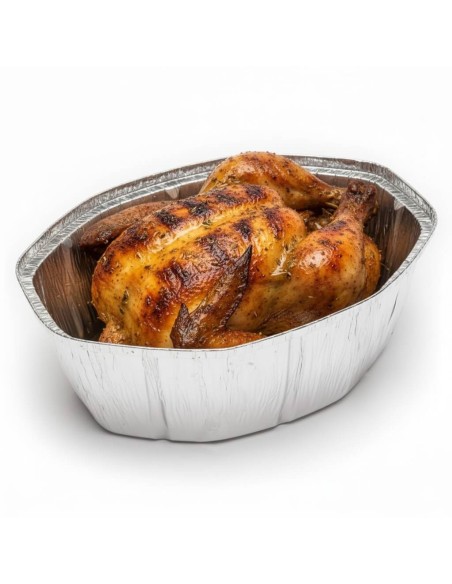 ▷ Envases de Aluminio para Pollo a la Brasa 2600 cc - Envío 24 h.