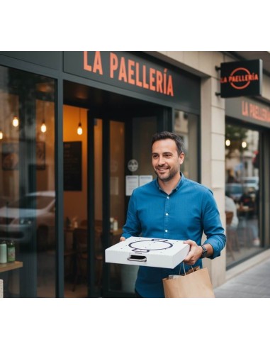✅ Cajas para Transportar Paellas 40x40 cm - Envío Gratuito 24h.