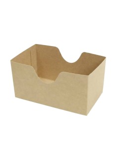 ? Caixa Aberta para Sanduíche 120x70x65 mm | Cartão Kraft |