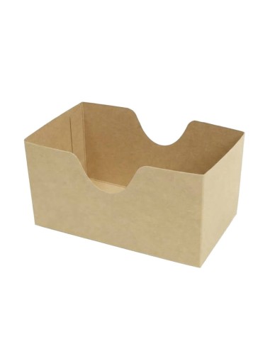 ? Caixa Aberta para Sanduíche 120x70x65 mm | Cartão Kraft |
