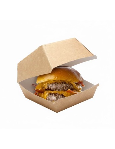 ? Caja Hamburguesa Cartón 10x10x7 cm | Envases para Burgers
