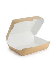 ? Caixa para Hambúrguer em Cartão 12x12x8,5 cm | Embalagens para Burgers
