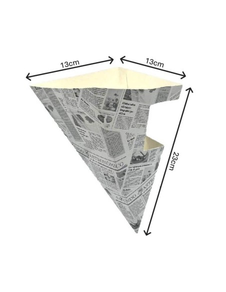 ? Embalagem para Churros em Cartão 130×130×230 mm | Embalagens para Churrerias