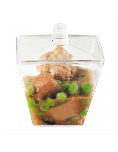 ▷ Recipiente de Plástico para Catering + Tapa - Envío 24h.