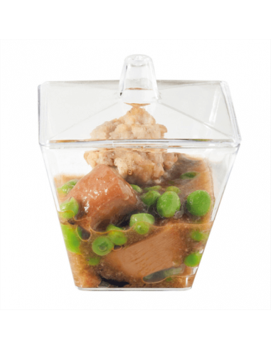 ▷ Recipiente de Plástico para Catering + Tapa - Envío 24h.