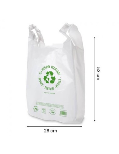 ▷ Bolsas de Plástico Con Asas 42x53 cm - Envío 24h