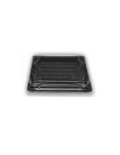 ? Bandeja Sushi Preta com tampa 140X80X20 mm. Envio 24h | ?