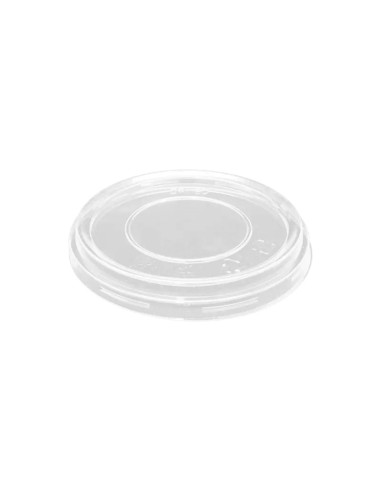▷ Tampa Plana em PET para embalagens de 8, 12 e 16 Oz
