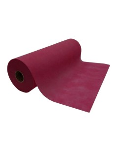 ▷ Rolo de toalha TNT bordeaux de 48 m com secções pré-cortadas 40x120 cm.