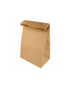 ▷ Saco de Papel Americano sem Asas 26 x 14 x 40 cm - Entrega em 24h.