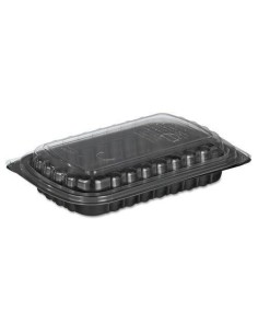 ▷ Bandeja para Meio Costela Preta Descartável - Envio 24h.
