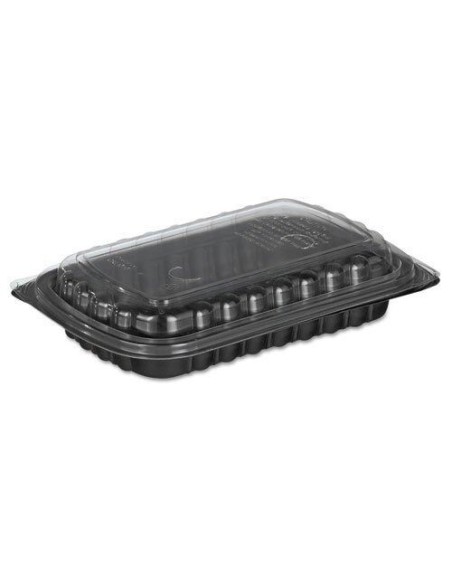 ▷ Bandeja para Medio Costillar Negra Desechable - Envío 24h.