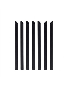 ? Pajita de Plástico PP Reutilizable Negra 200x12mm - Envío Gratuito 24h.