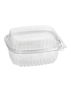 ▷ Tarrina Tapa Bisagra PET 500 cc + Tapa Alta - Envío 24h.