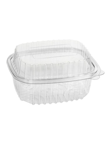 ▷ Recipiente Tampa Articulada PET 500 ml + Tampa Alta - Entrega em 24h.