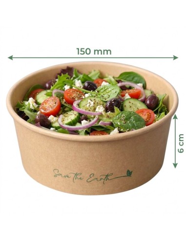 ✅ Ensaladera de Papel 750 cc - Envío Gratuito 24h.