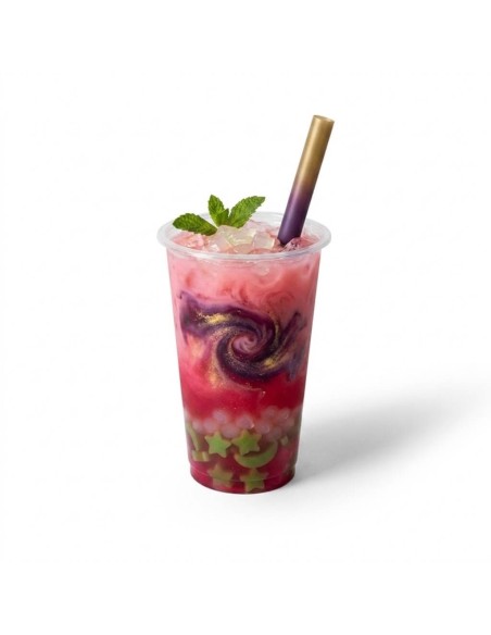 ? Vaso Bubble Tea 490 cc Transparente Plástico PP - Envío Gratuito 24h.