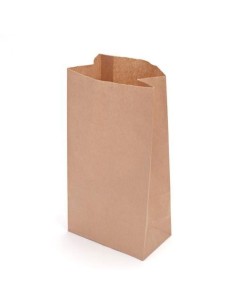 ▷ Bolsa de Papel Kraft Sin Asas Americana 18X10X34 cm - Envío 24h.