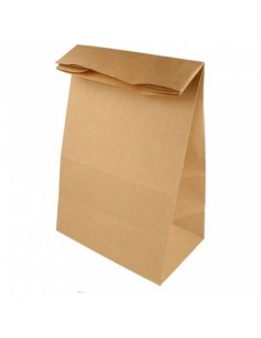 ▷ Bolsa de Papel Kraft Sin Asas 22+14x36 cm - Envío 24h.