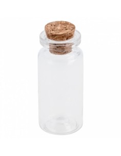 ▷ Mini Bote con Tapón de Corcho 20 ml. - Envío 24 h.
