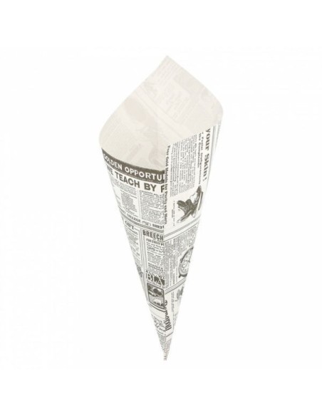 ▷ Cono de Papel Antigrasa - Envío 24h. - Envases del Mediterráneo
