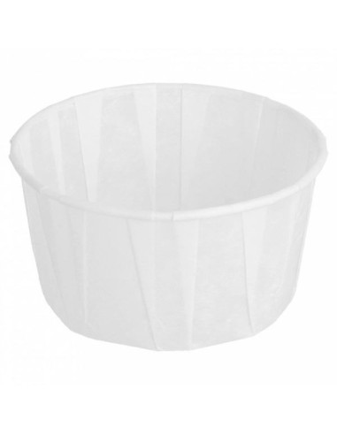 ▷ Comprar tarrinas de papel frisado 120 cc brancas - Envio 24H.