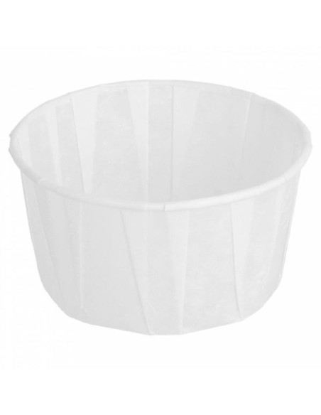 ▷ Comprar tarrinas de papel frisado 120 cc brancas - Envio 24H.