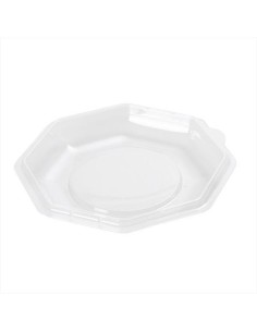 ▷ Tampa de Recipiente de Plástico Preto para Saladas 500 cc - Envio 24h.
